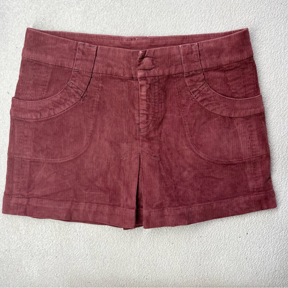 Citizens of humanity Burgundy Mini Skirt